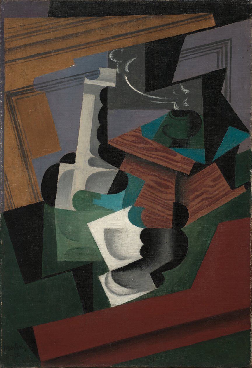Mlýnek na kávu, 1916 od Juan Gris