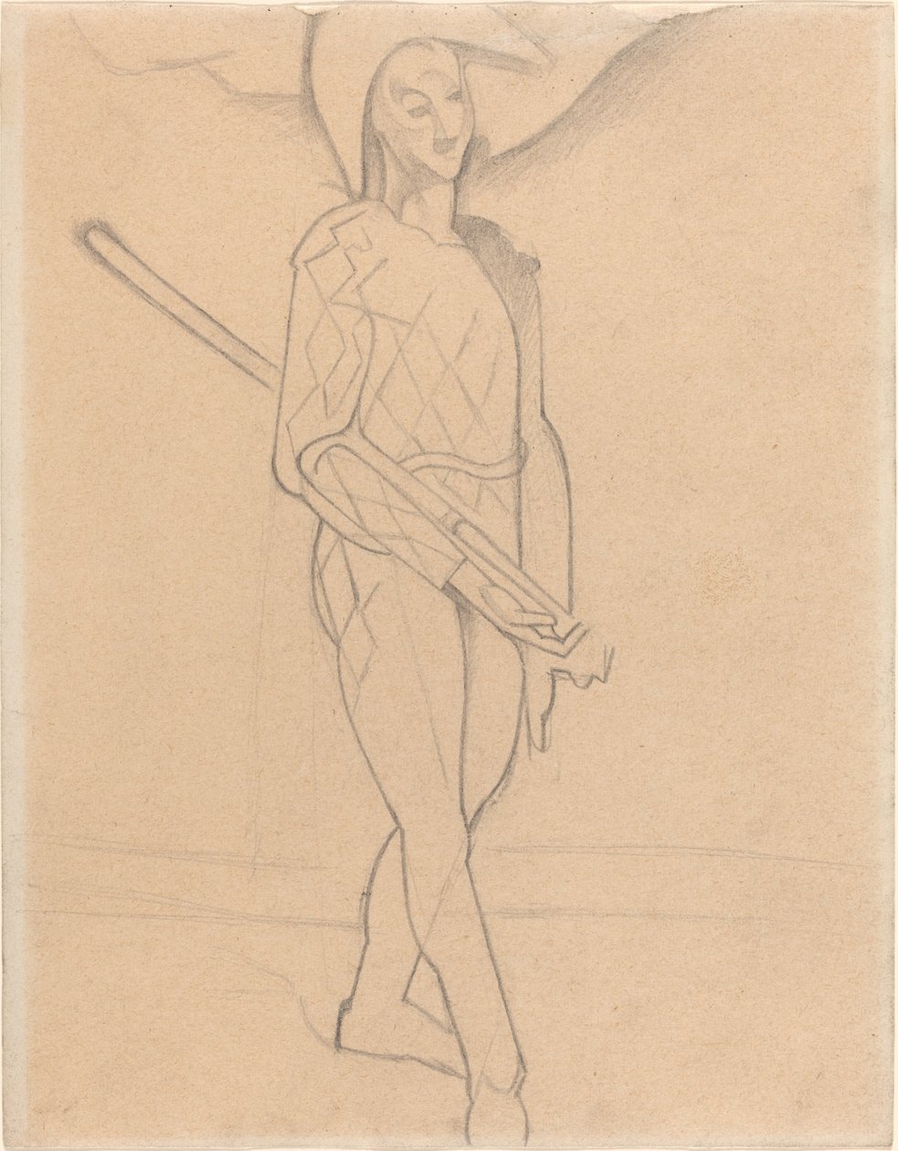 Harlekýn od Juan Gris after Paul Cézanne