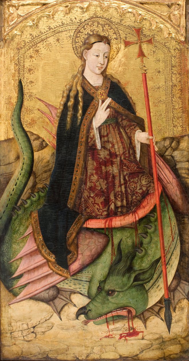 Svatá Markéta, asi 1455 od Juan Rexach