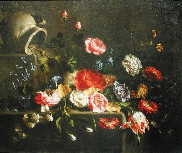 Květiny spadlé ze džbánu, 1665 od Juan de Arellano