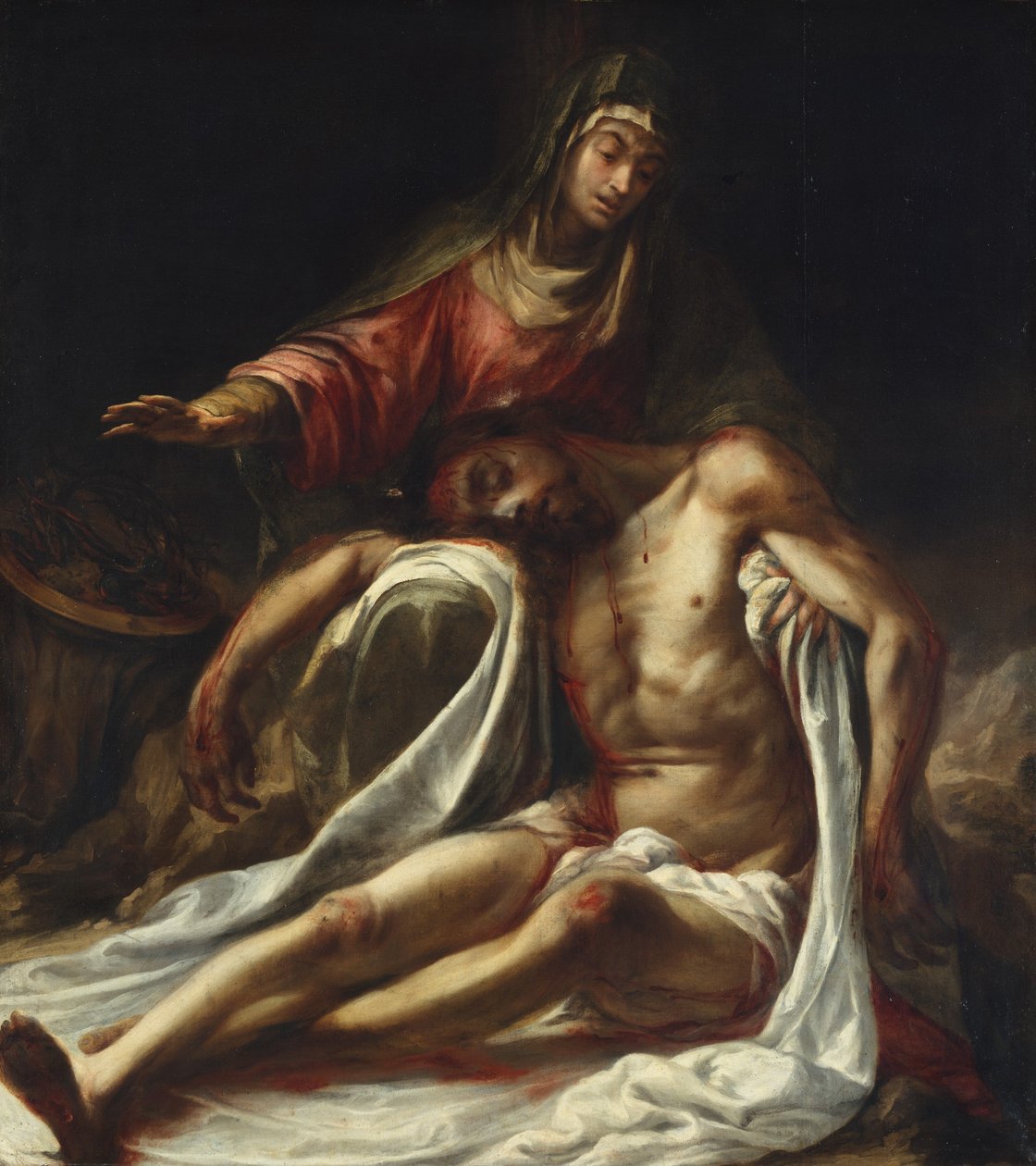 Pieta, ca. 1657-60. od Juan de Valdes Leal
