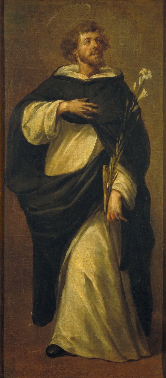 Svatý Dominik z Guzmánu od Juan de Valdes Leal