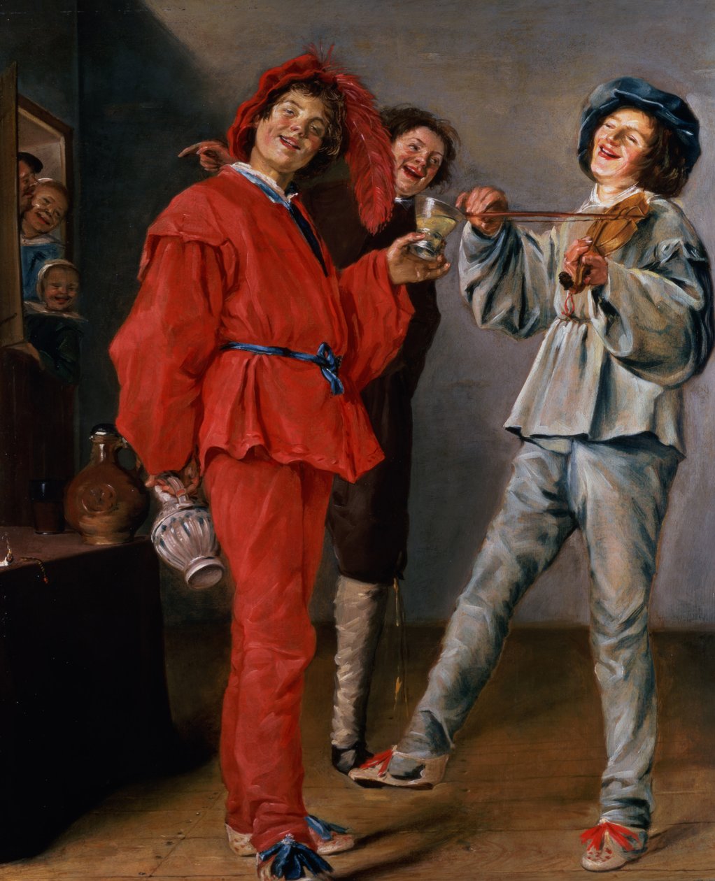 Three Boys Merry-making, c.1629 od Judith Leyster