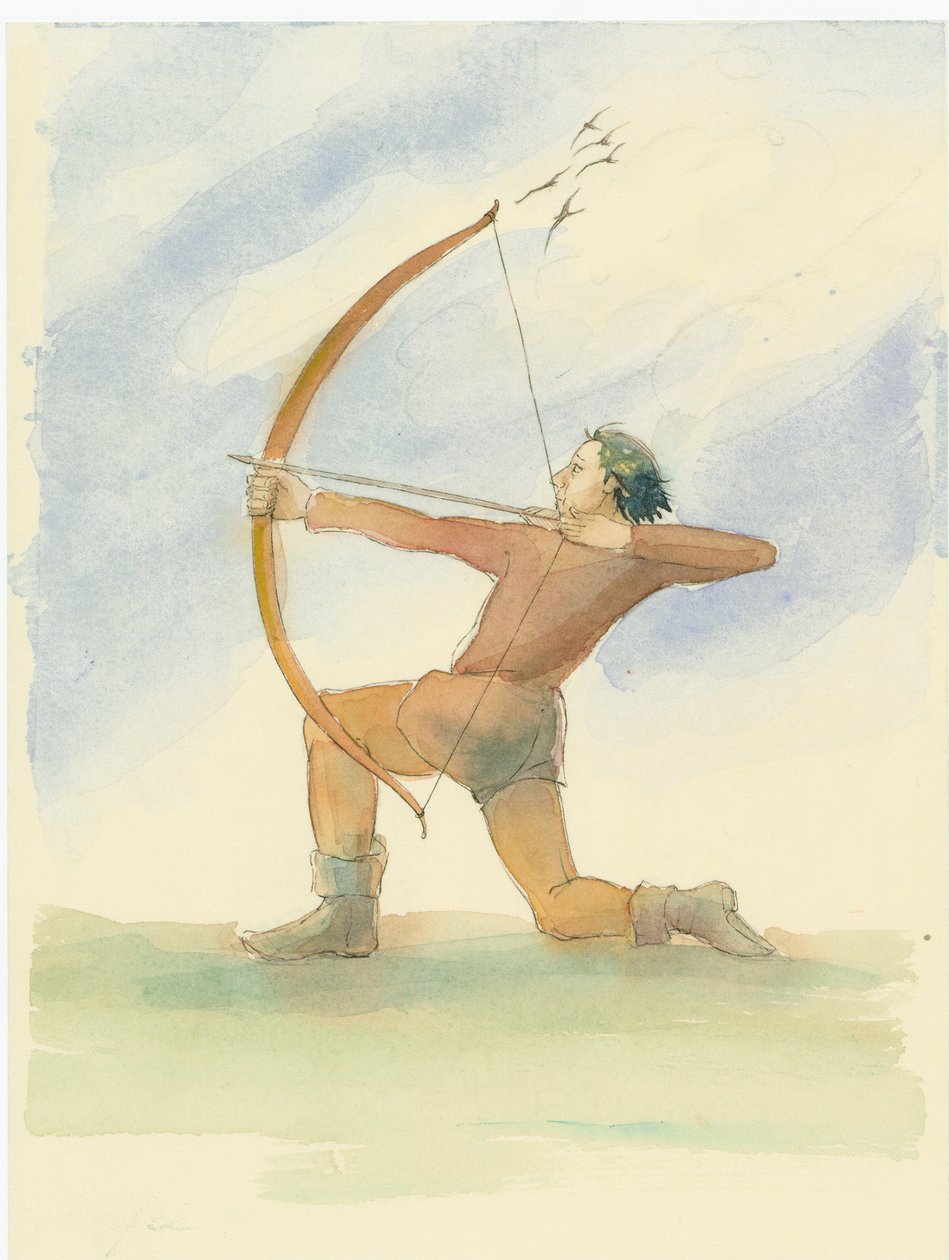 Středověký lukostřelec, 2004. od Judith Dobie