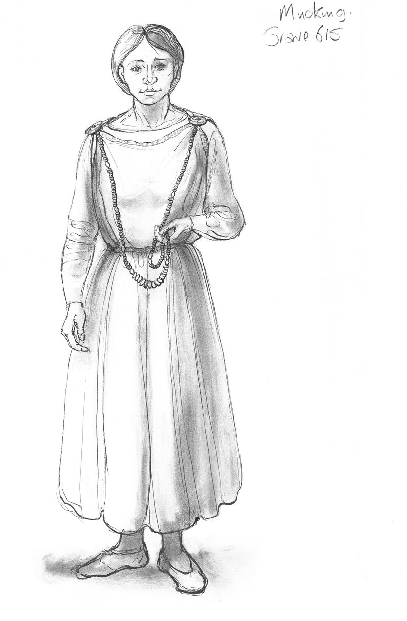 Anglosaská žena, c5.-10. století, c1990-2010 od Judith Dobie