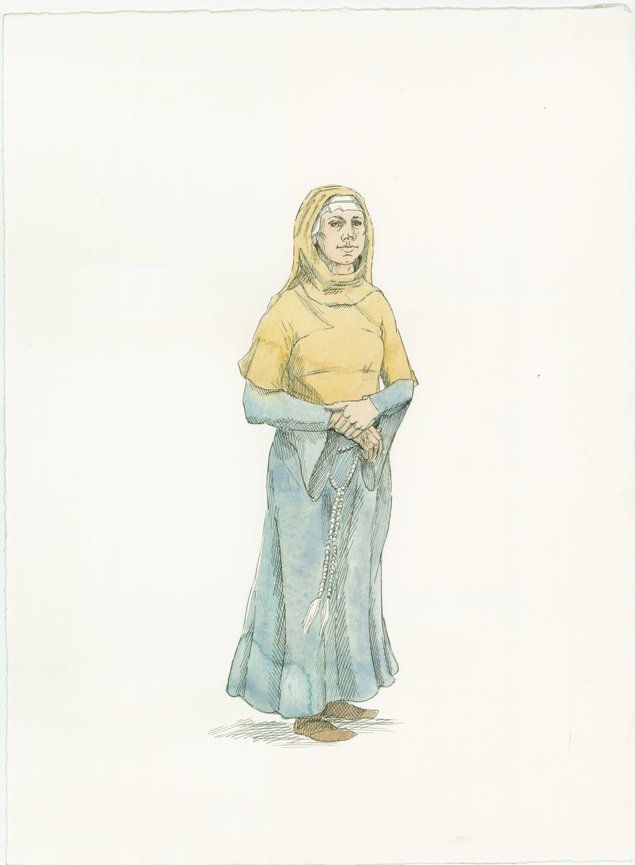 Matilda z Flander, c1066 2015. od Judith Dobie