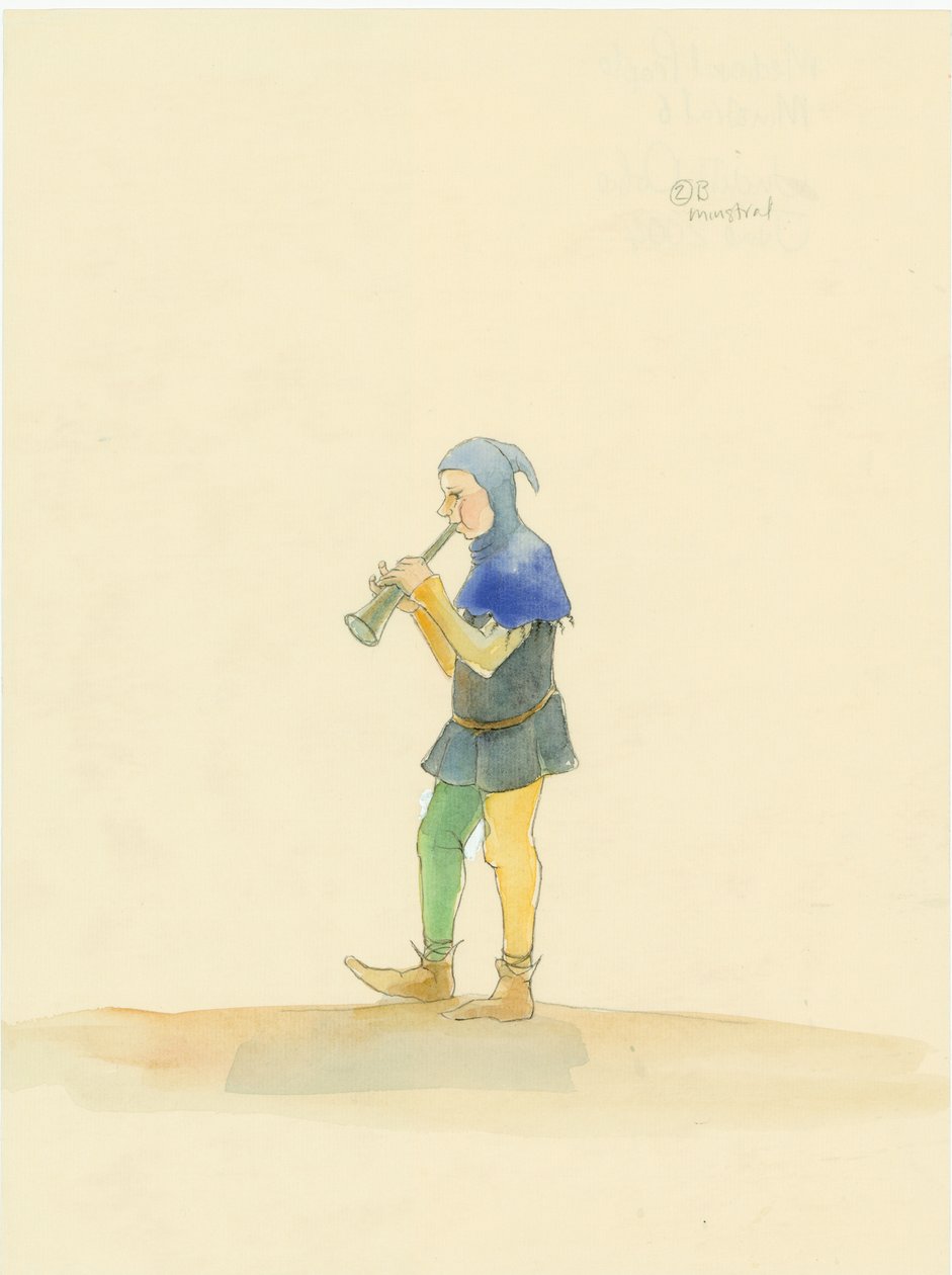 Středověký pěvec, 2004. od Judith Dobie