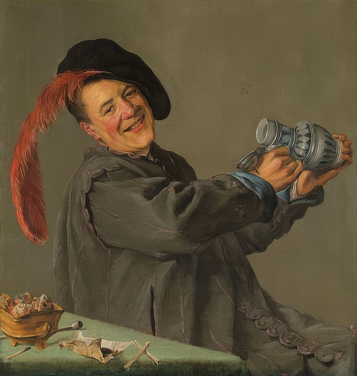 Šťastný piják. 1629 od Judith Leyster