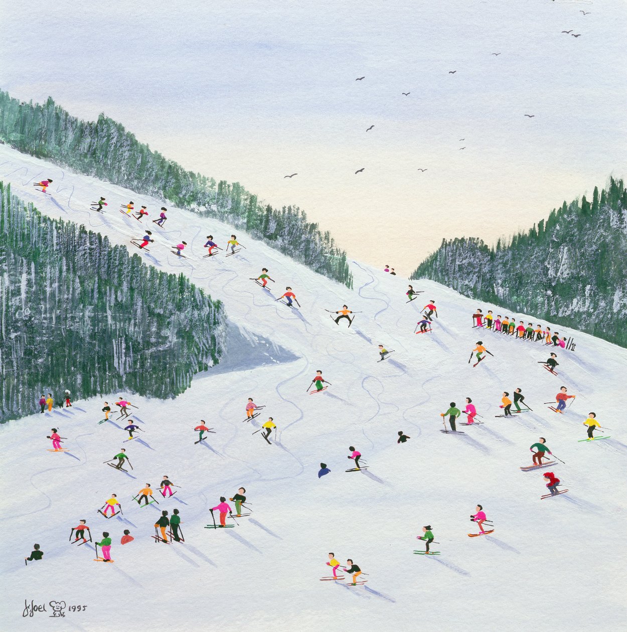 Lyžařský večer, 1995 od Judy Joel