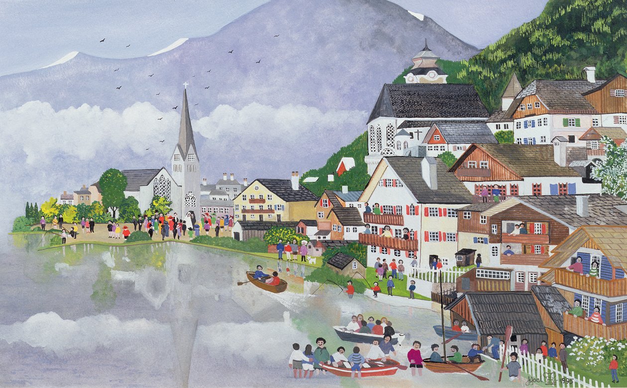 Hallstadt, Rakousko, 1995 od Judy Joel