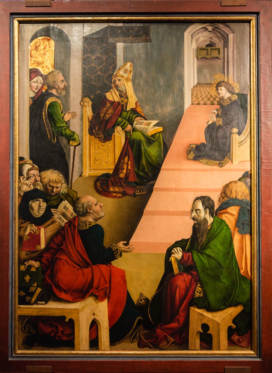 Ježíš mezi lékaři od Jörg Breu the Elder