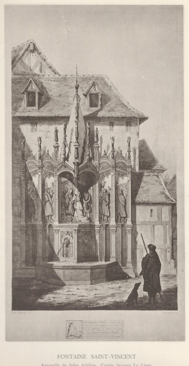 Fontána svatého Vincenta od Jules Adeline