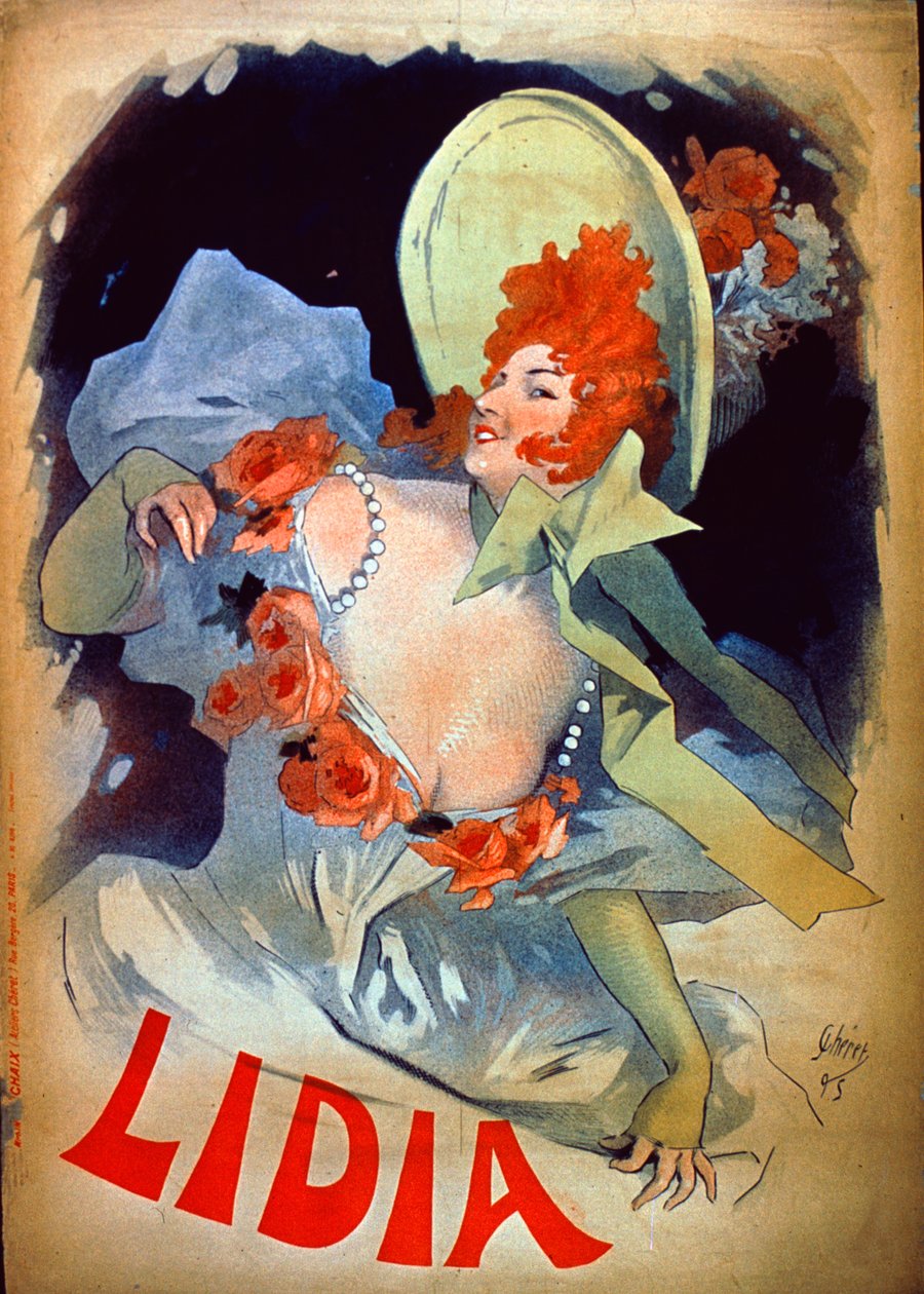 "Lidia", 1895 od Jules Cheret