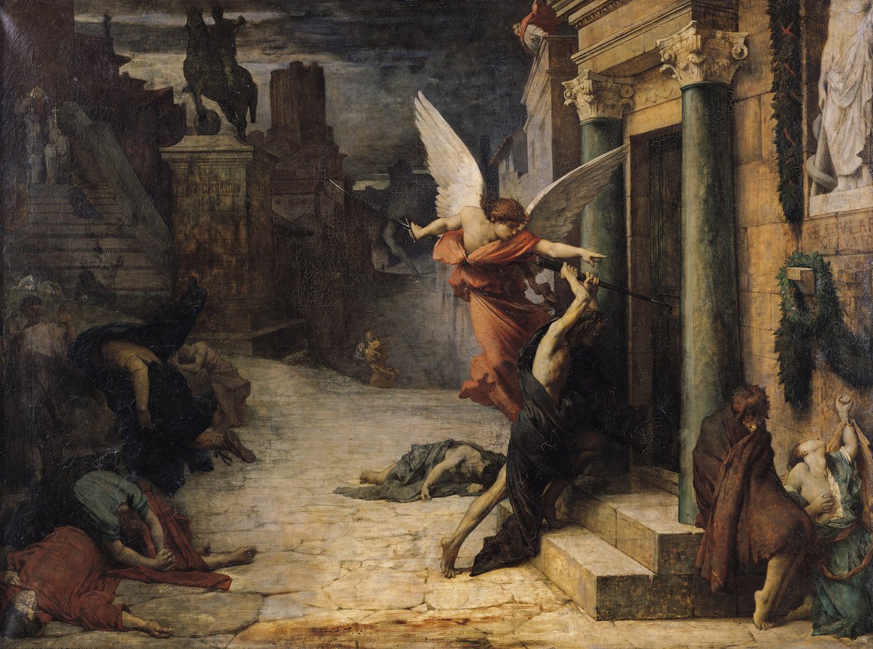 Mor v Římě, 1869 od Jules Elie Delaunay