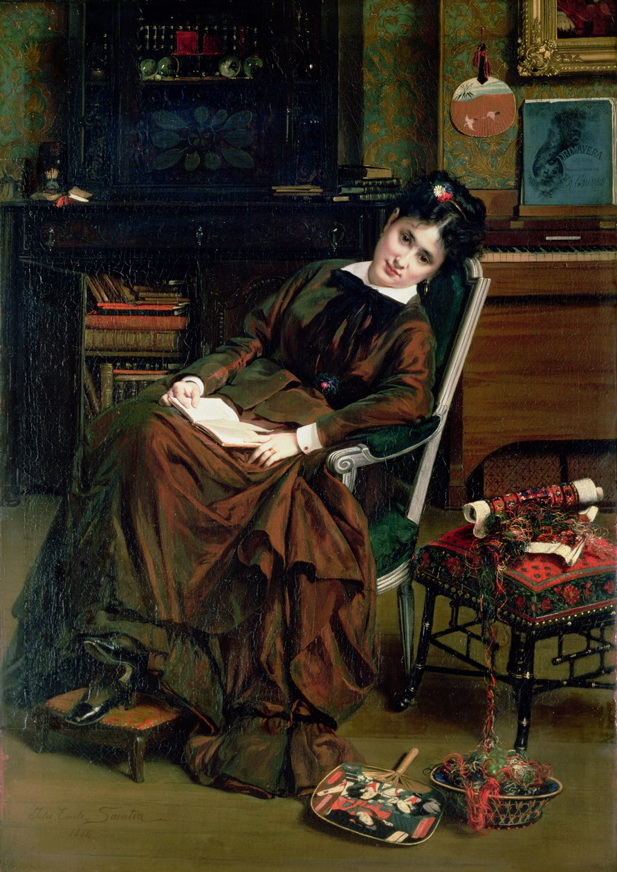 Rekonvalescent od Jules Emile Saintin