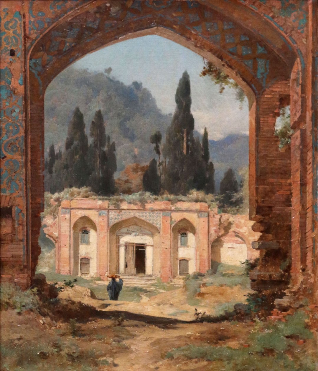 Ruiny paláce Aschroff od Jules Joseph Augustin Laurens