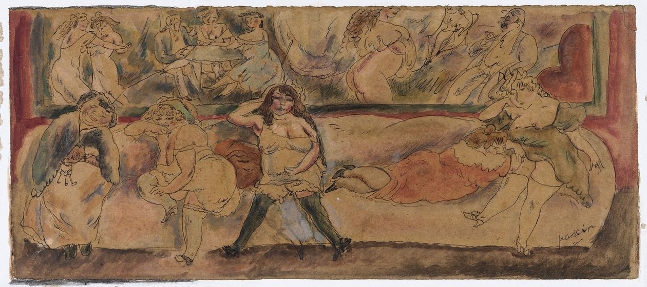 Closen House od Jules Pascin