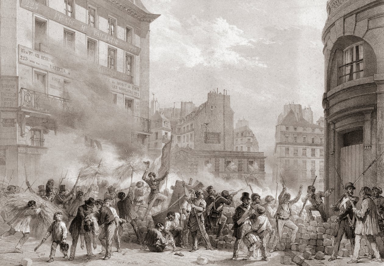 Revoluce 1848, Francie od Jules (after) David
