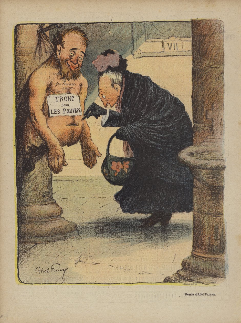 Ilustrace pro Le Rire od Jules Abel Faivre