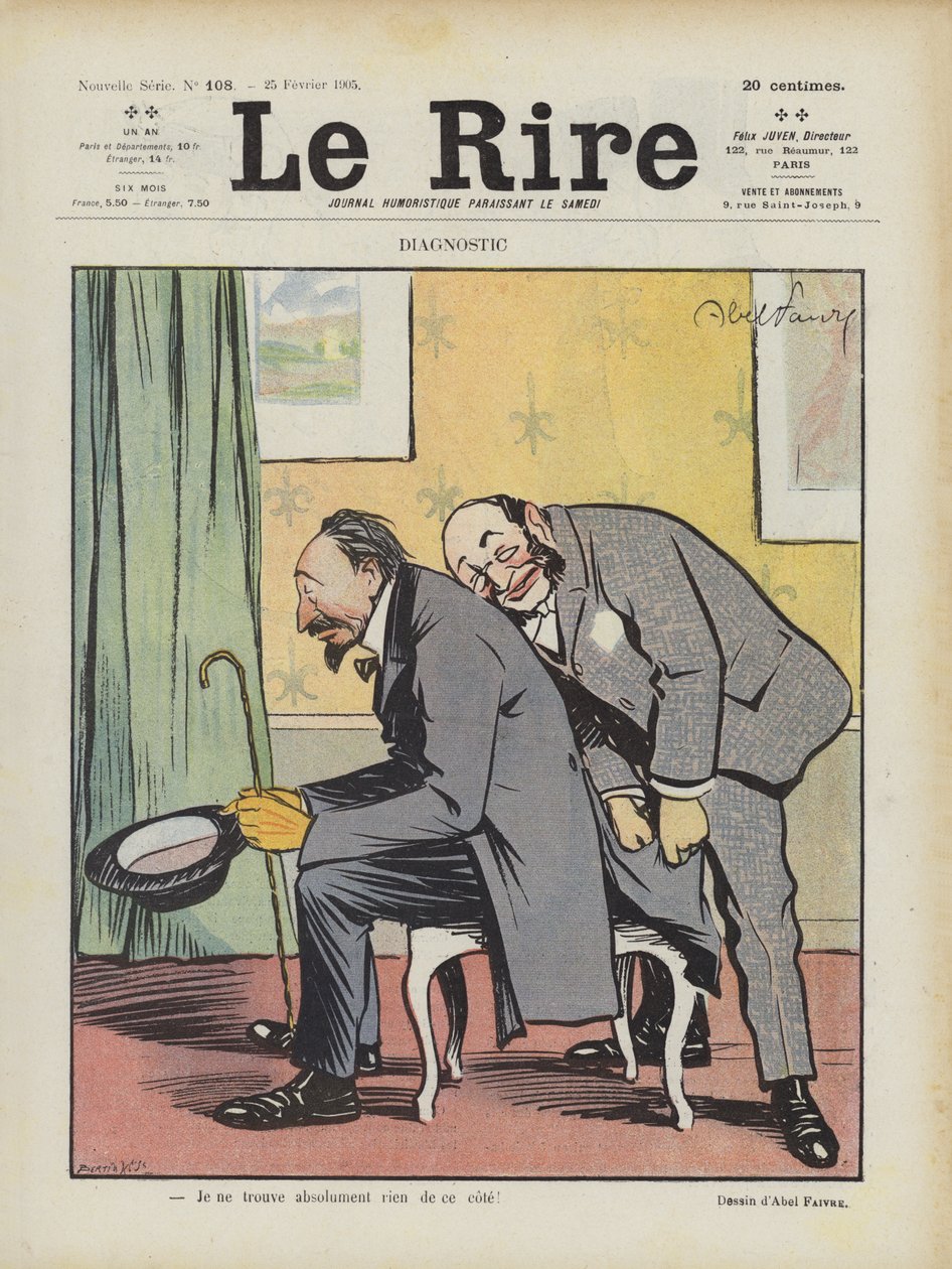 Ilustrace pro Le Rire od Jules Abel Faivre