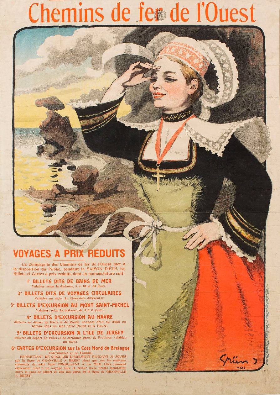 Západní železnice, 1901. od Jules Alexandre Grün