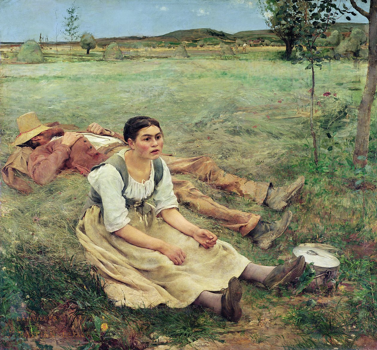 Haymakers, 1877 od Jules Bastien Lepage