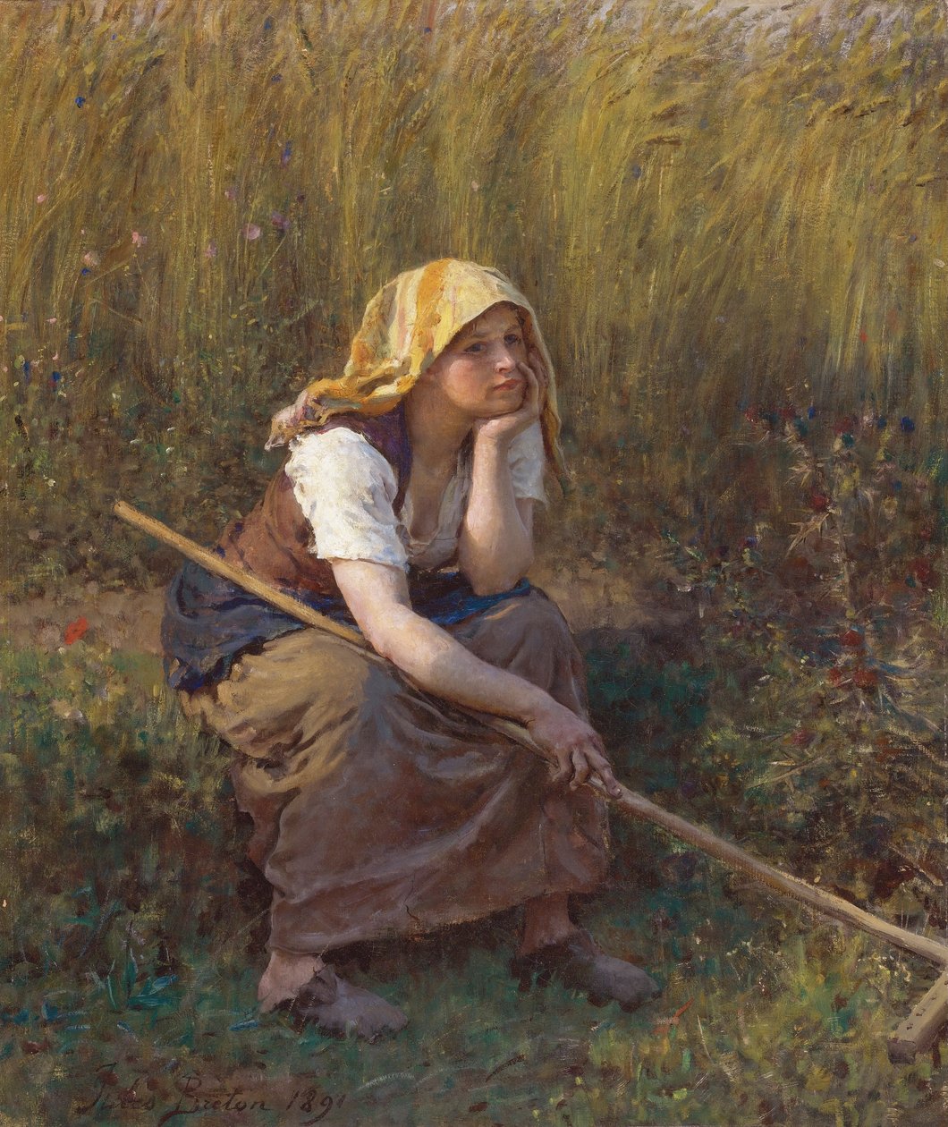 Breton Jules Summer od Jules Breton
