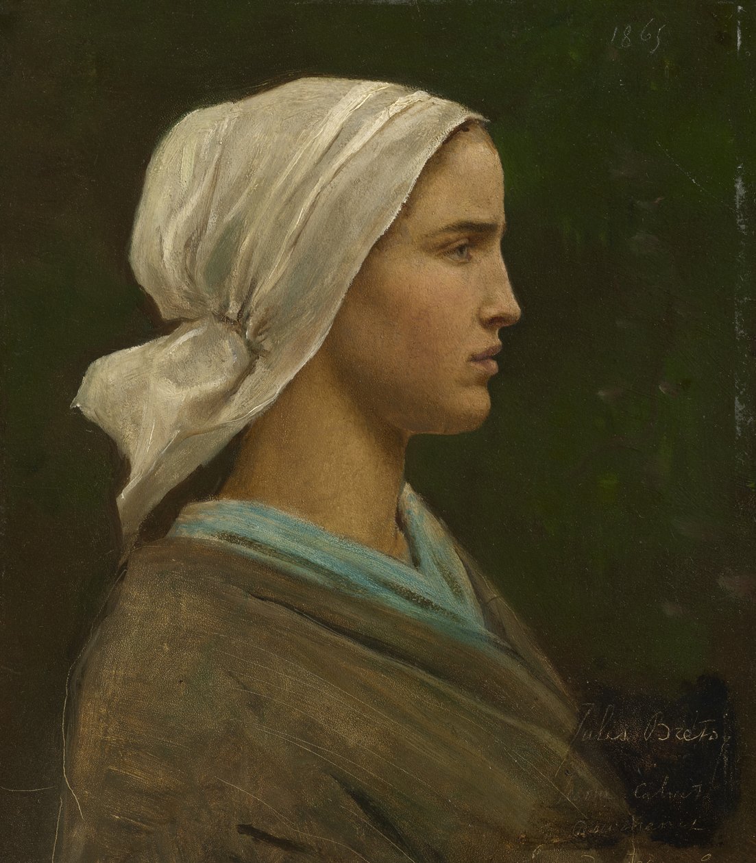 Jeanne Calvet, 1865 od Jules Breton