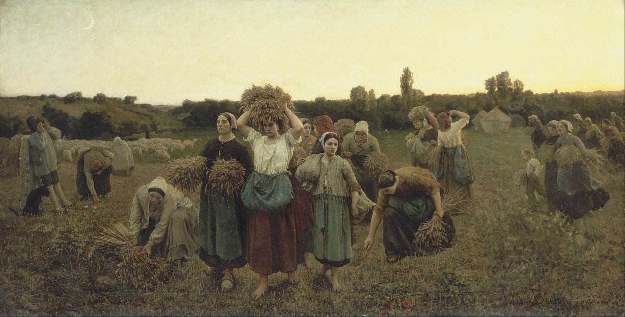 Připomínka sběračů od Jules Breton