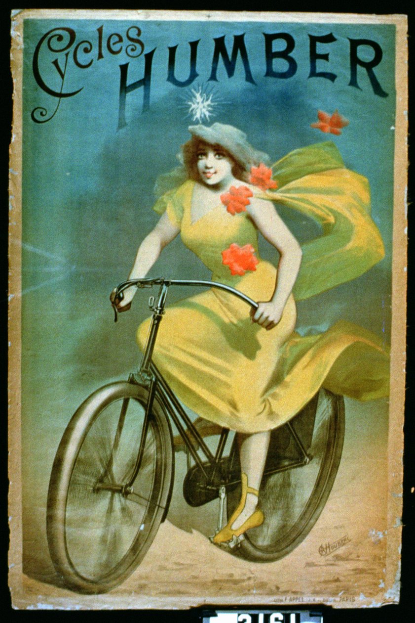 Reklama na „Humber Cycles“ od Jules Cheret