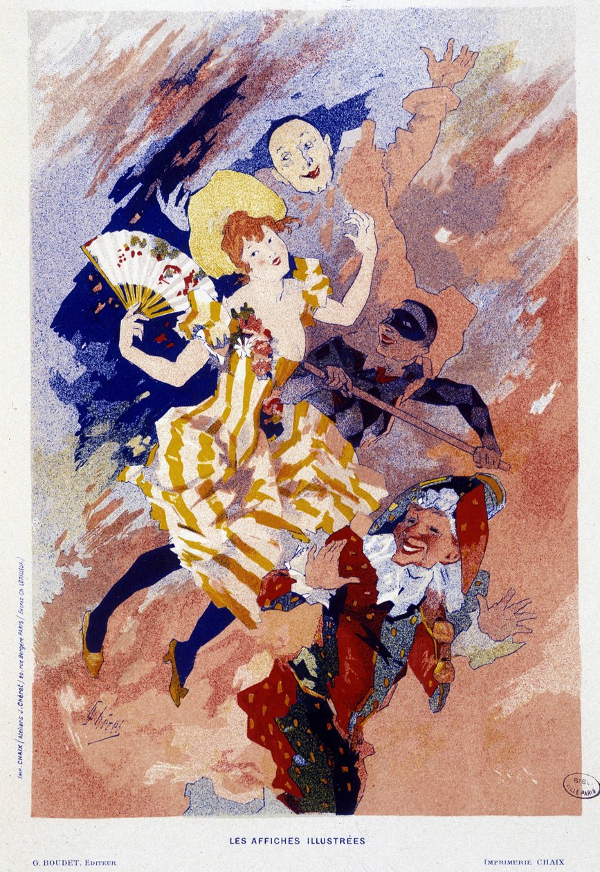 Karneval - od Julese Chereta, cca 1890 od Jules Cheret