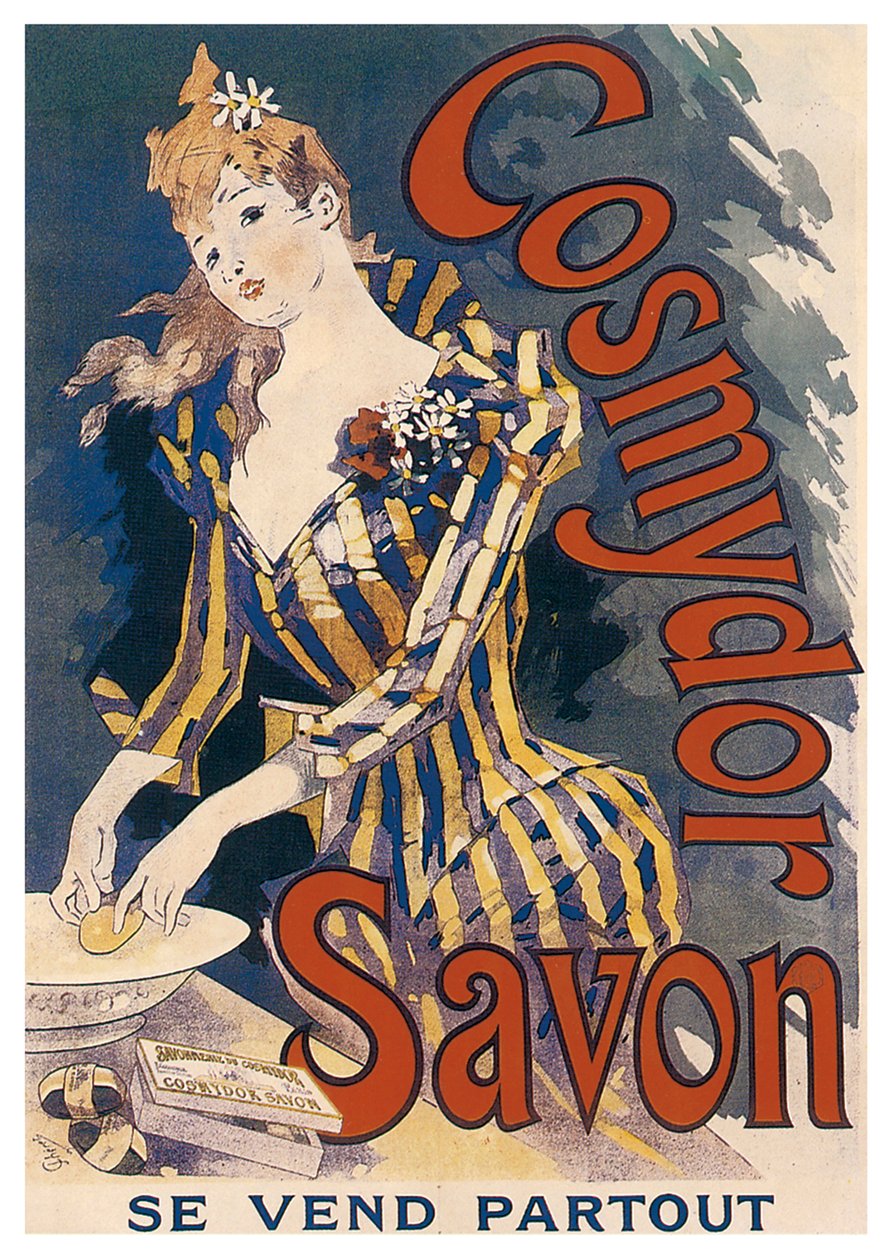Cosmydor Savon, 1891 od Jules Cheret
