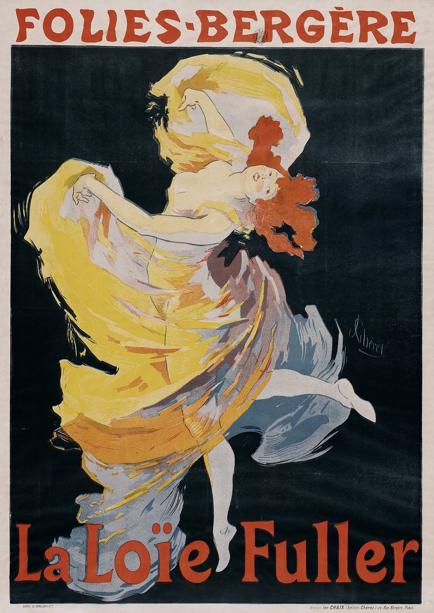 Plakát Loïe Fuller od Jules Cheret