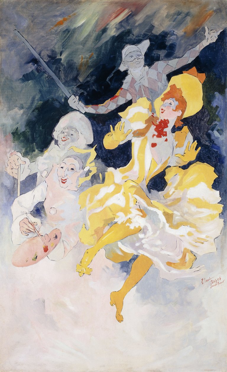 Duha; The Rainbow, kolem roku 1894 od Jules Cheret