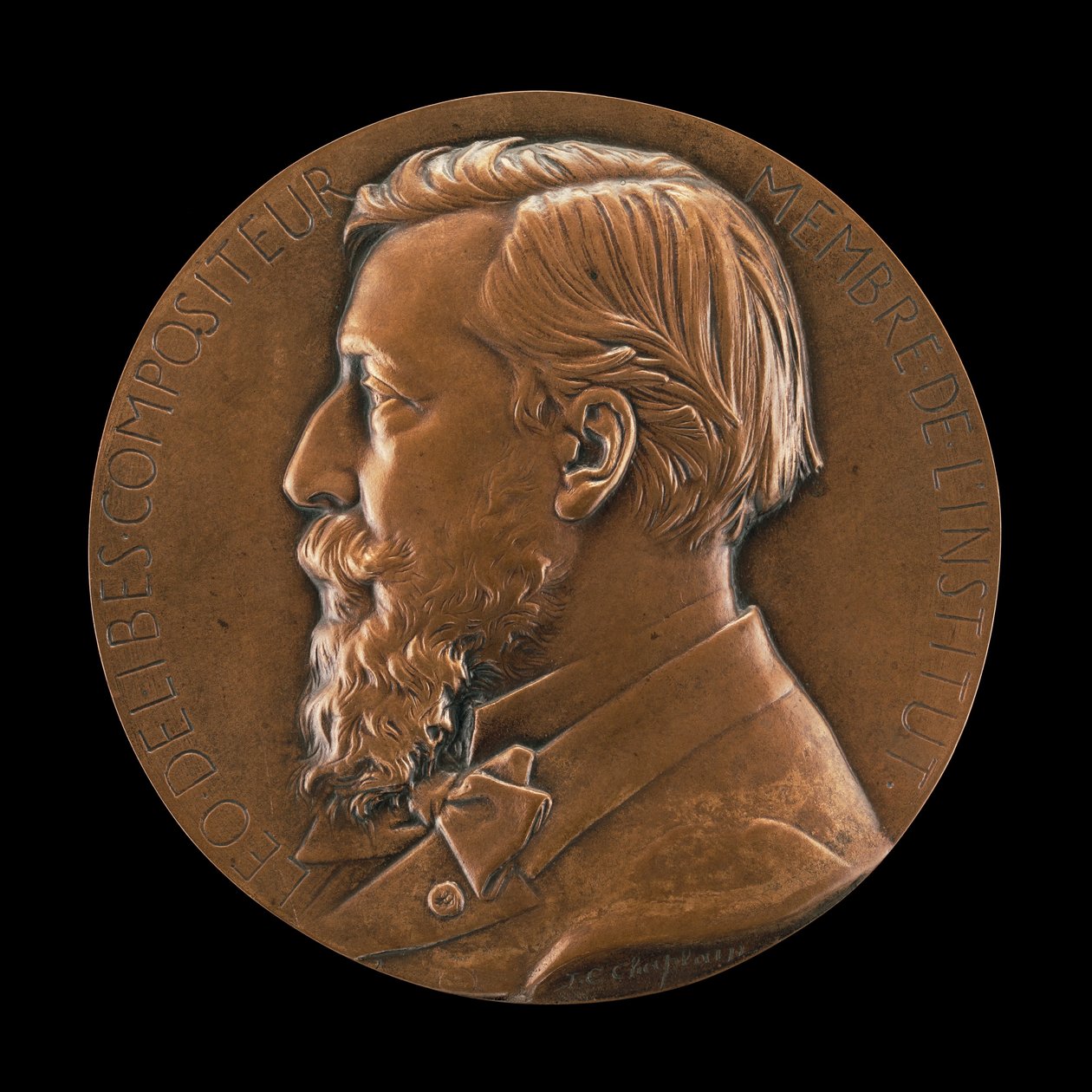 Leo Delibes, 1836-1891, skladatel, c. 1870. od Jules Clement Chaplain