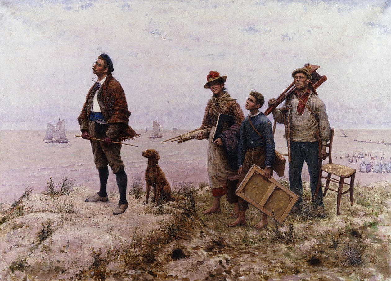 Amatérský malíř; Amatérský malíř, od Jules Denneulin
