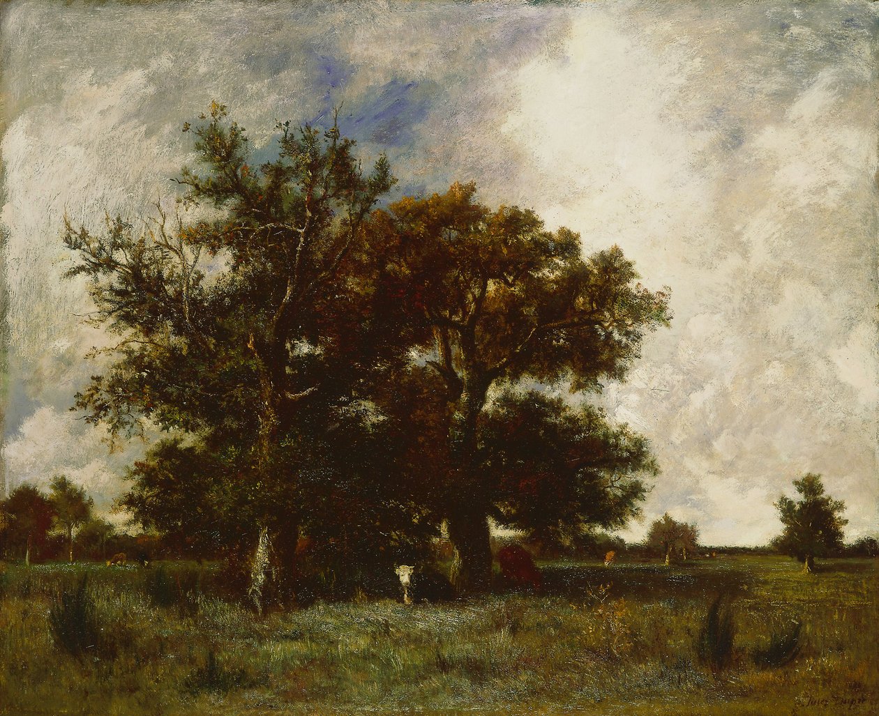 Fontainebleau Oaks od Jules Dupré