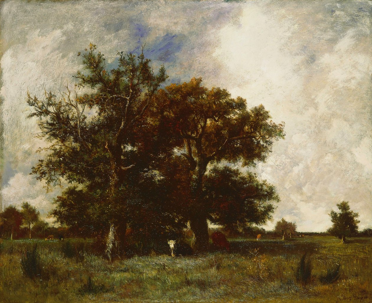 Fontainebleau Oaks od Jules Dupré