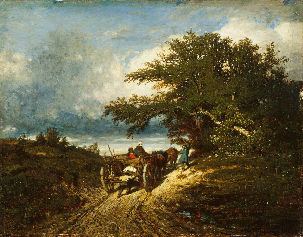 Na cestě, 1856. od Jules Dupré