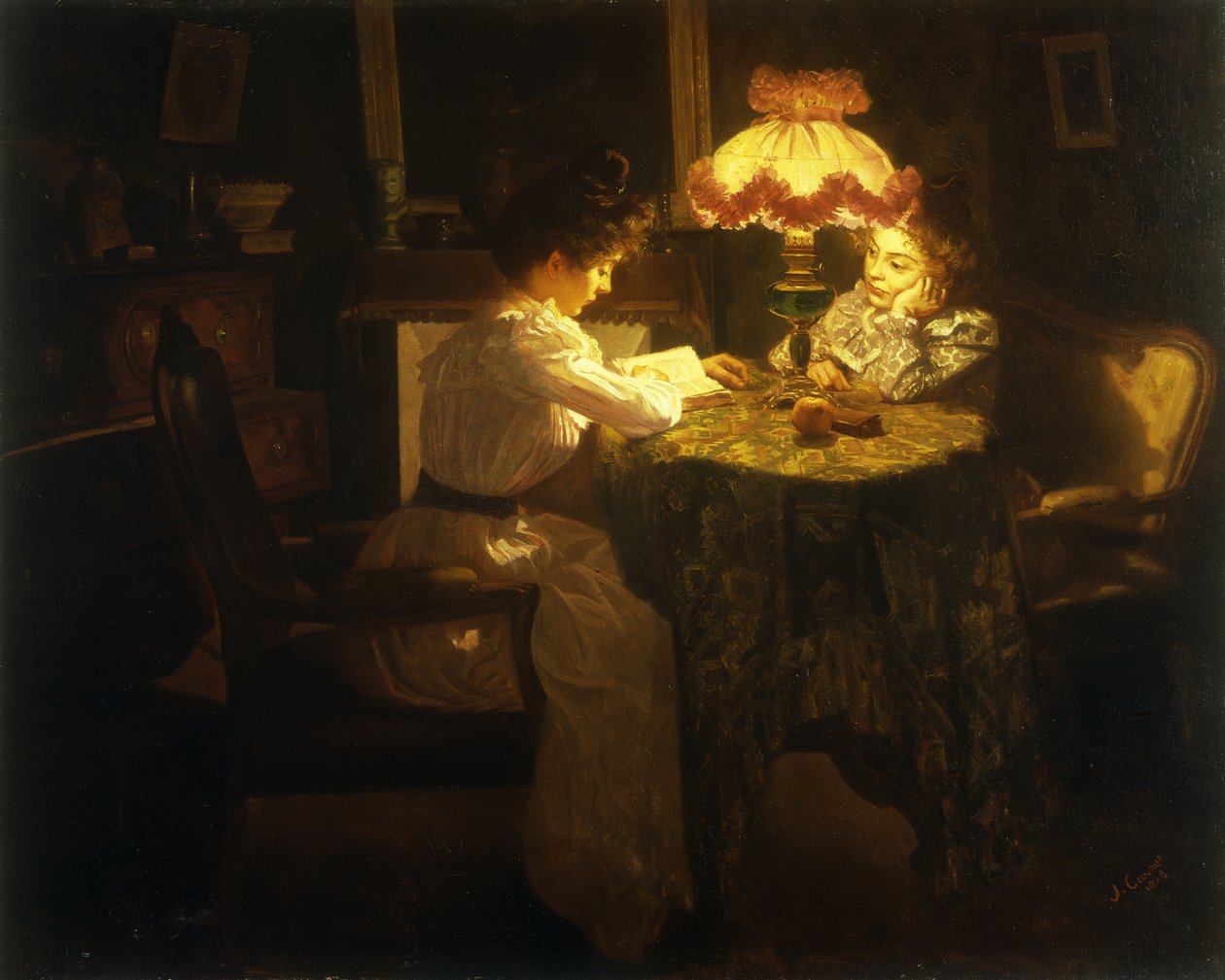 Světlo lampy od Jules Emile Crochet