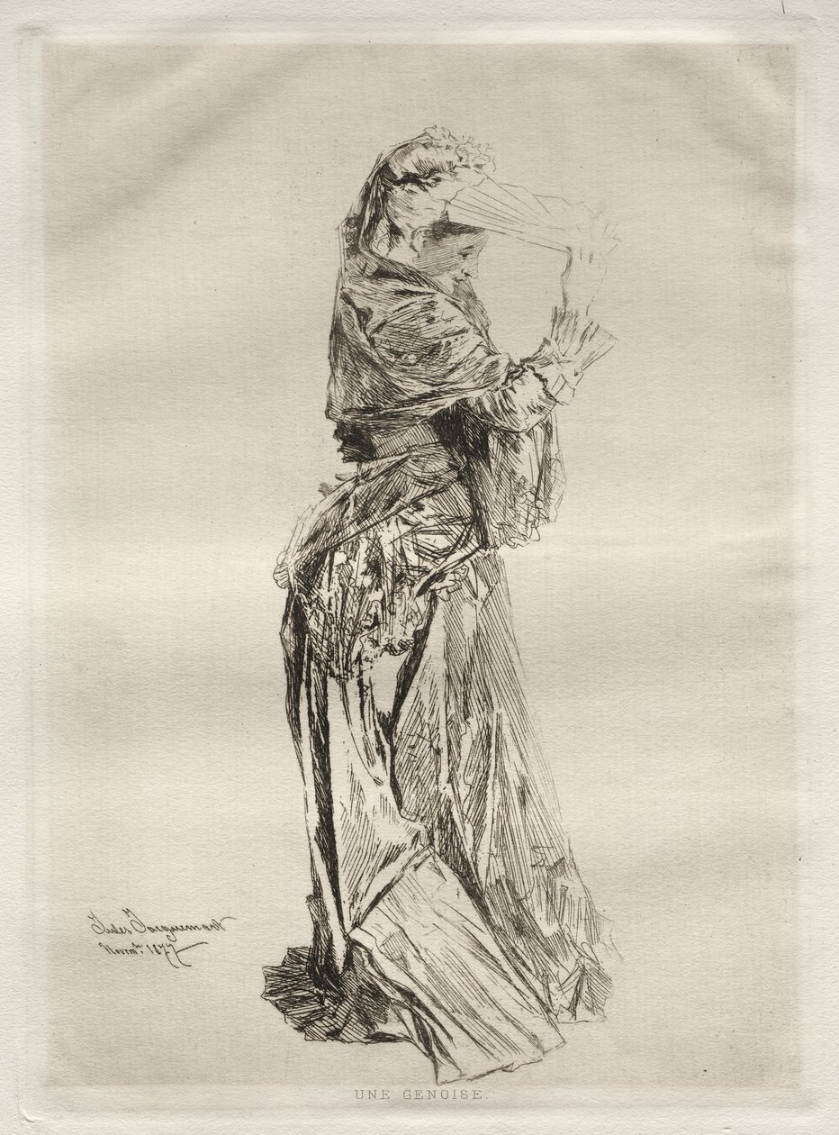 Genoise, 1877. od Jules Ferdinand Jacquemart