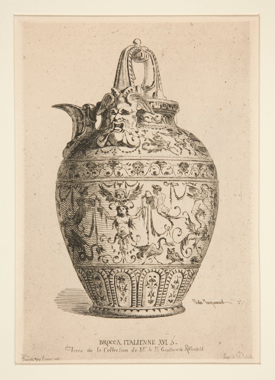 Italský Brocca XVI S. od Jules Ferdinand Jacquemart