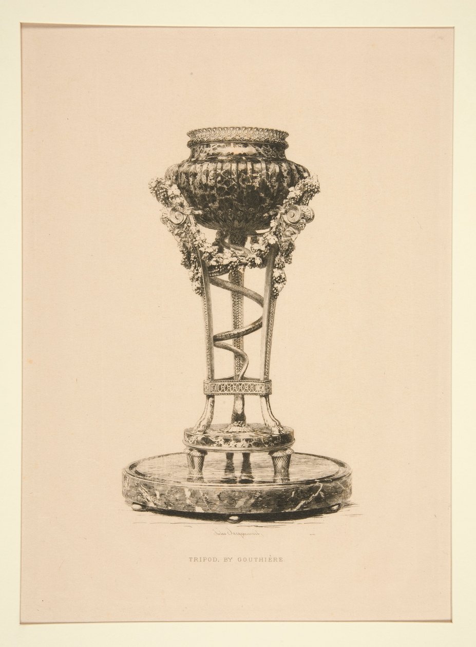 Stativ (od Gouthiere) od Jules Ferdinand Jacquemart