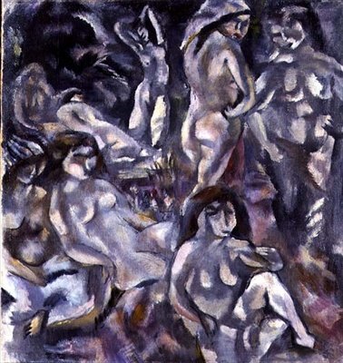 Osm nahých žen od Jules Pascin