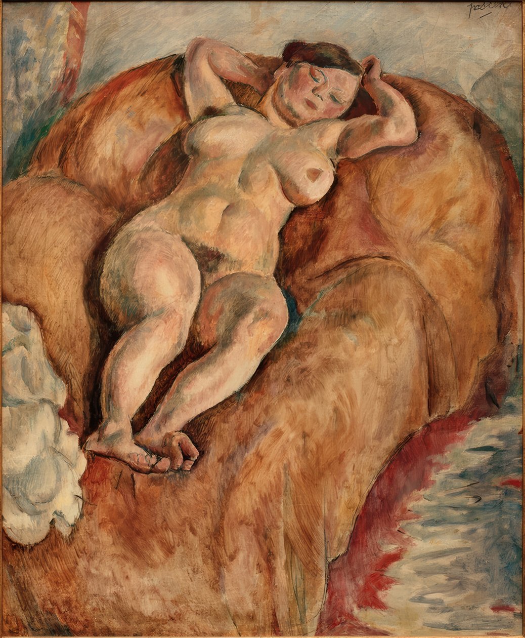 Ležící ženský akt od Jules Pascin