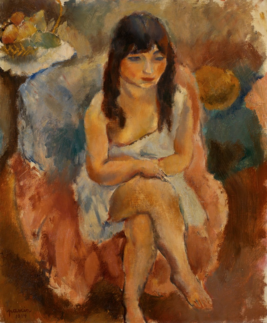 Sedící postava od Jules Pascin