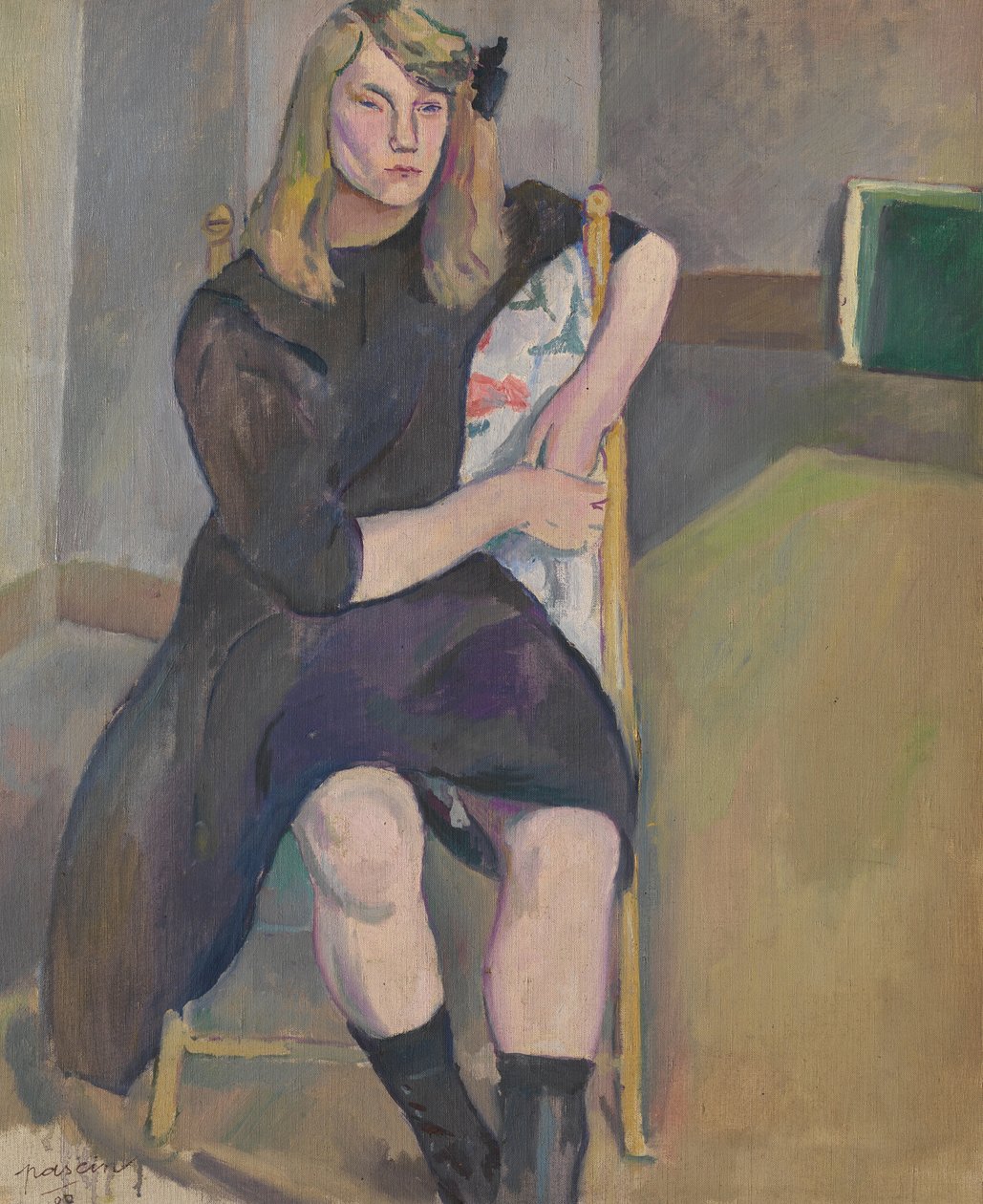 Sedící dívka od Jules Pascin