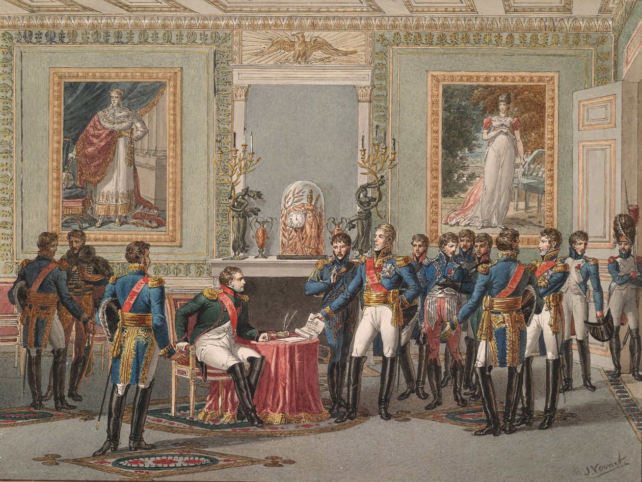 Abdikace Napoleona ve Fontainebleau, 1815 od Jules Vernet