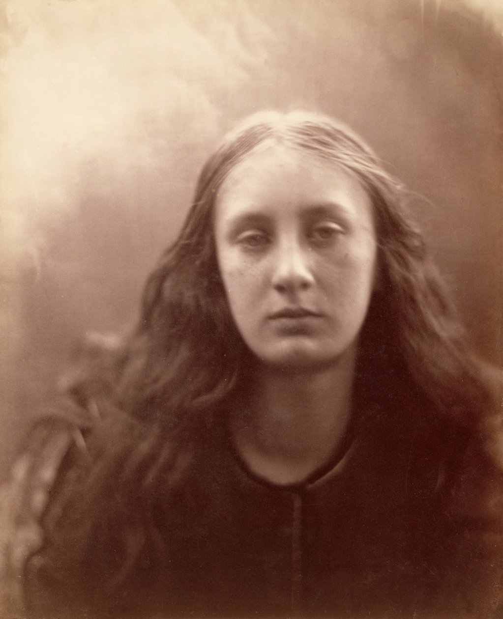 Christabel, portrét May Prinsep, kolem roku 1867 od Julia Margaret Cameron