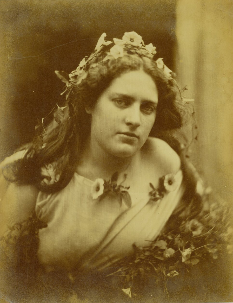 Cylene Wilson, kolem roku 1867 (tisk alba) od Julia Margaret Cameron